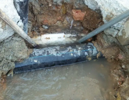 龙亭测漏水之水管漏水
